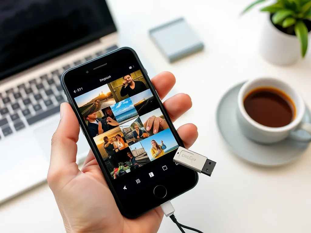 Jak zgrać zdjęcia z telefonu na pendrive?