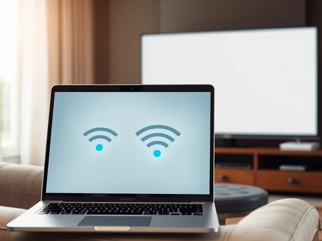 Jak podłączyć laptopa do telewizora przez wifi?