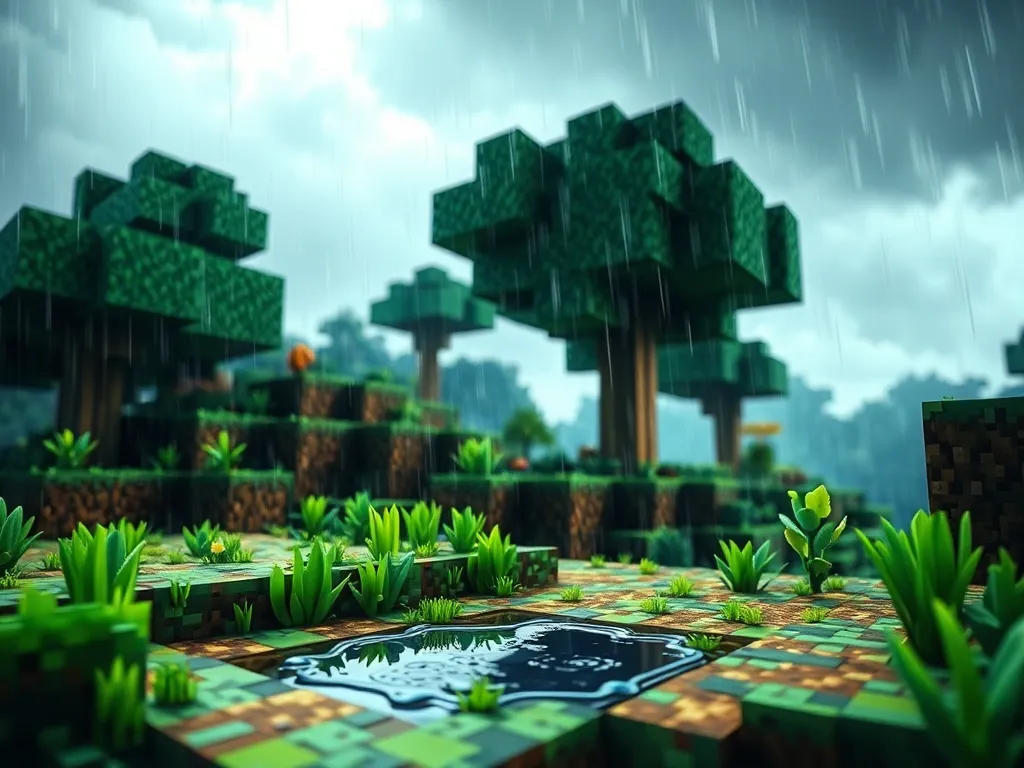 Jak używać komenda na deszcz w Minecraft? Przewodnik krok po kroku